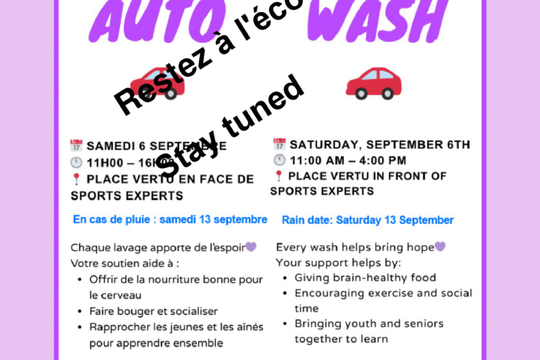 Copie 2 – Car wash poster bilingual with stay tuned text